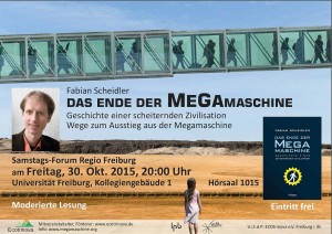 lesung das ende der megamaschine oktober 2015 freiburg