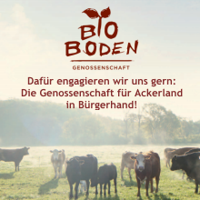 BioBoden Genossenschaft: Ackerland in Bürgerhand (GLS Bank) @ Grünhof