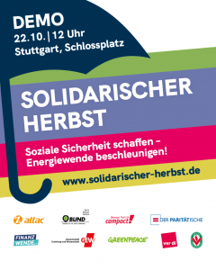 Soziale Sicherheit schaffen - Energiewende beschleunigen! @ Schlossplatz